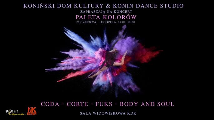 Paleta kolorów na zakończenie roku artystycznego