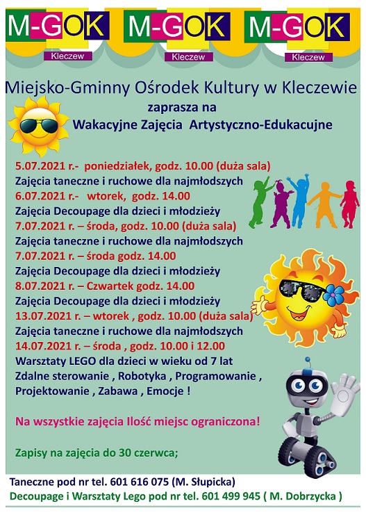 Strefa kibica, zajęcia edukacyjne dla dzieci oraz kino