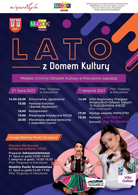 Viki Gabor, orkiestry dęte, Mobilny Punkt Szczepień w Kleczewie