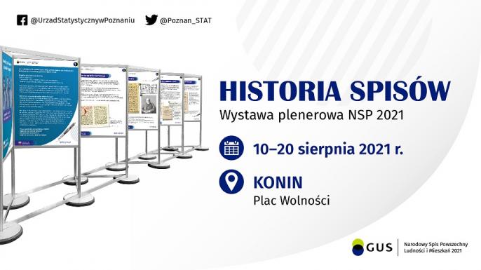 Historia spisów – wystawa plenerowa NSP 2021