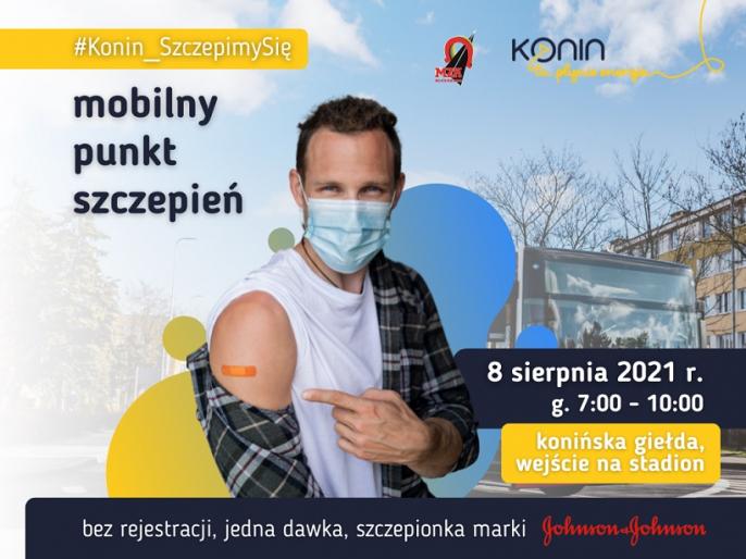 Konin uruchamia mobilny punkt szczepień