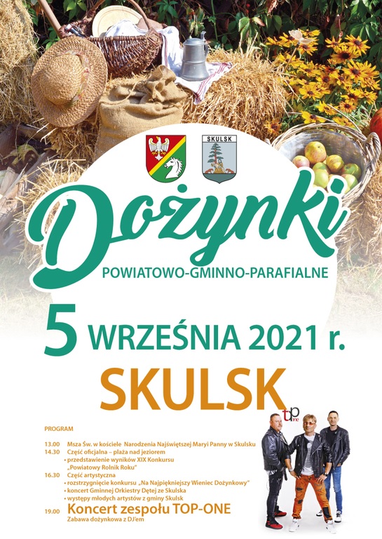 Dożynki Powiatowo-Gminno-Parafialne w Skulsku 2021
