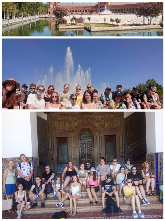 Uczniowie ZSEU w Żychlinie na stażu w Hiszpanii