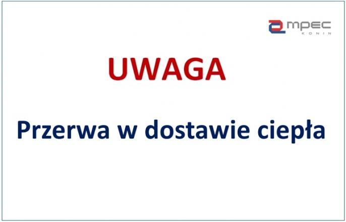 Przerwa w dostawie ciepła