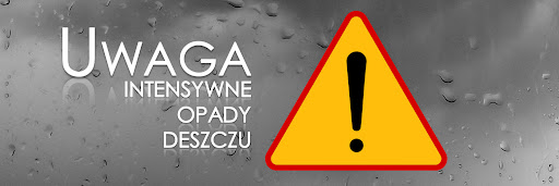 Ostrzeżenie meteorologiczne przed intensywnymi opadami deszczu – aktualizacja