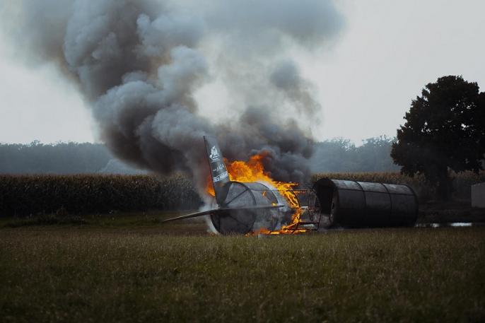 Samolot rozbił się pod Koźminem! Zaginęło 10 osób! – na szczęście to tylko ćwiczenia