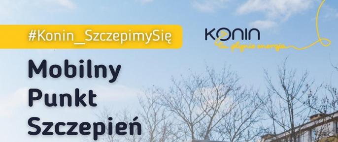 Mobilny Punkt Szczepień na skwerze przy rondzie WOŚP