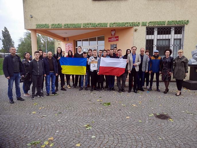 Żywa lekcja historii w ramach projektu Polsko-Ukraińskiej Wymiany Młodzieży