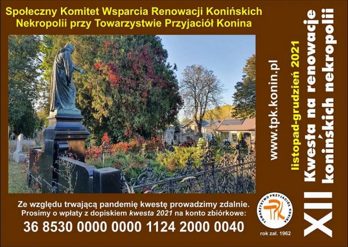 Rozpoczęła się XII Kwesta Na Renowacje Konińskich Nekropolii