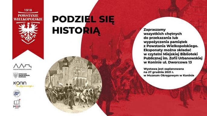 Wystawa eksponatów PODZIEL SIĘ HISTORIĄ