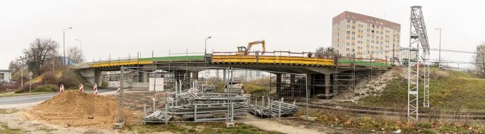 Remont wiaduktu w ciągu ulicy Przemysłowej przy bazarze trwa