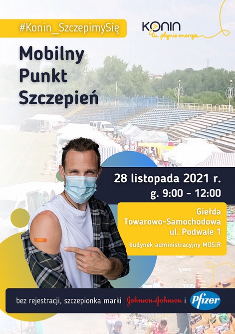 Mobilny Punkt Szczepień już 28 listopada oraz 5 grudnia