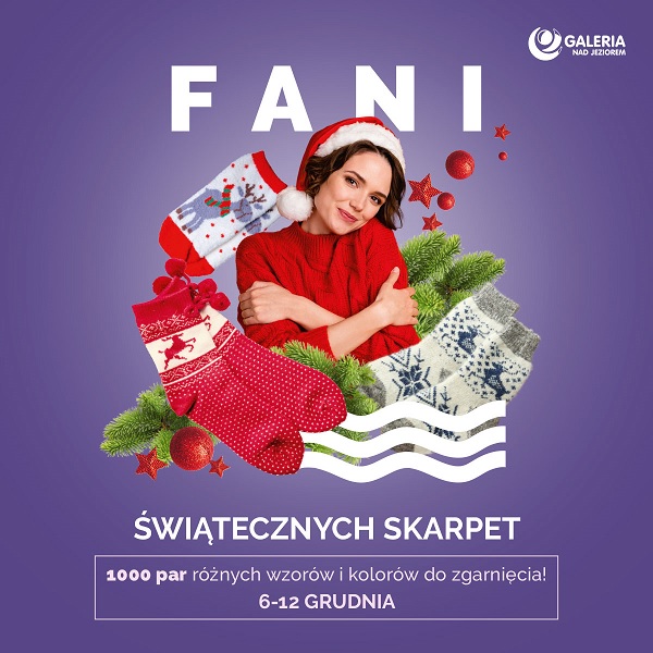 Świąteczne skarpetkowe szaleństwo w Galerii nad Jeziorem