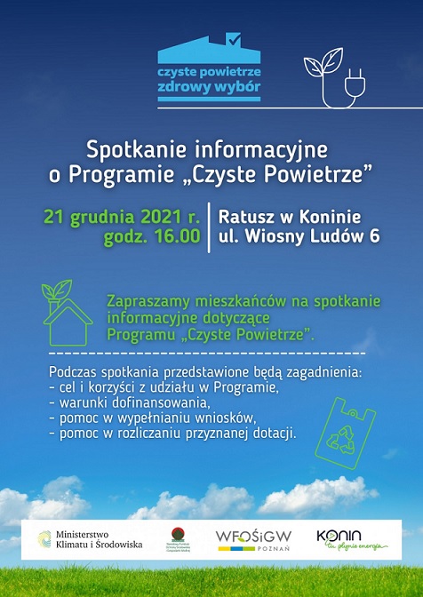 CZYSTE POWIETRZE – spotkanie informacyjne