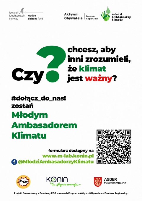 Stowarzyszenie M-LAB szuka do projektu dwudziestu Młodych Ambasadorów Klimatu!