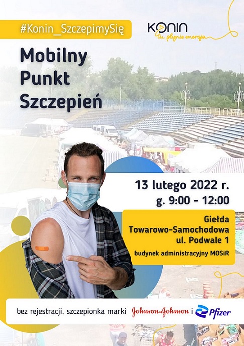 Mobilny Punkt Szczepień na Giełdzie już 13 lutego