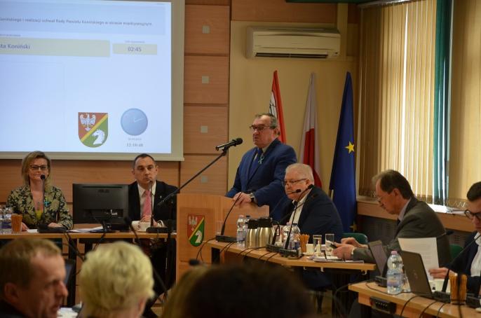 Z XXXII sesji Rady Powiatu Konińskiego