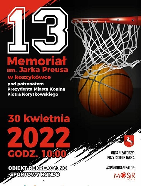 13 Memoriał im. Jarka Preusa w koszykówce