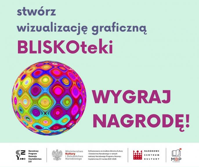MBP w Koninie ogłasza konkurs na projekt identyfikacji graficznej BLISKOteki!