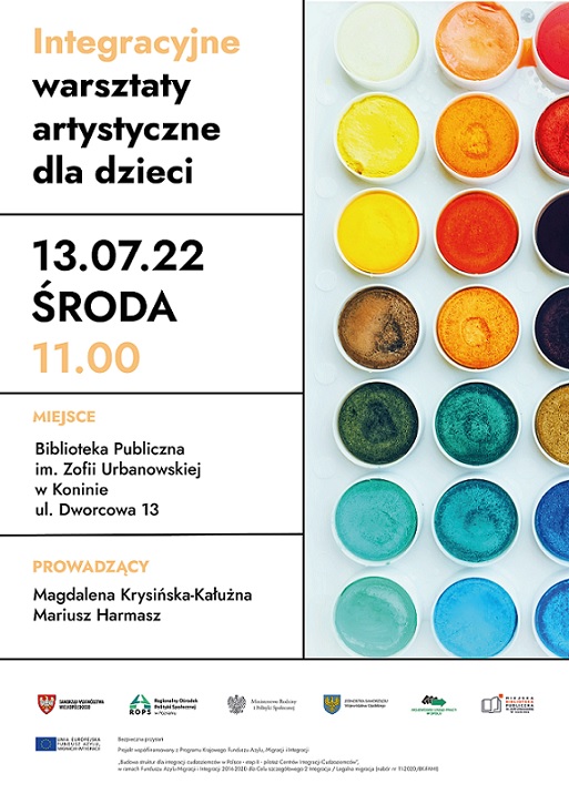 Integracyjne warsztaty artystyczne dla dzieci w Miejskiej Bibliotece Publicznej