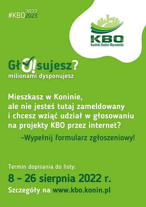 KBO 2023. Głosowanie już we wrześniu!