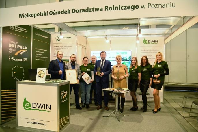 Podwójne Złoto platformy doradczej eDWIN na targach Polagra Premiery!