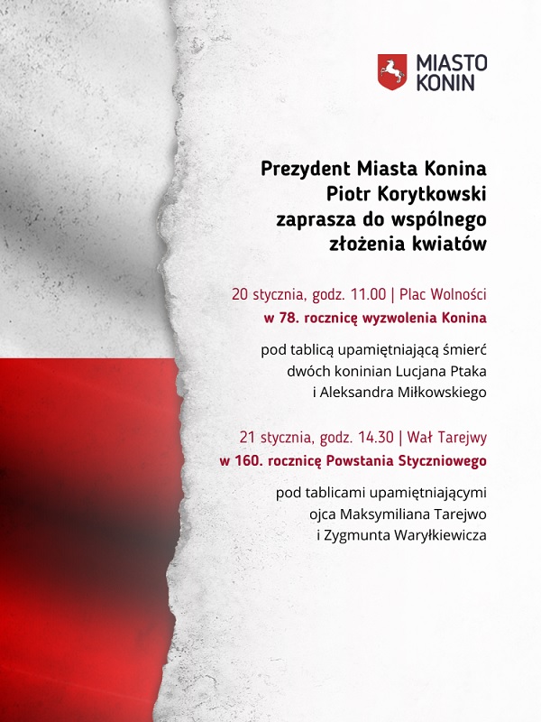 Zaproszenie na dwa wydarzenia