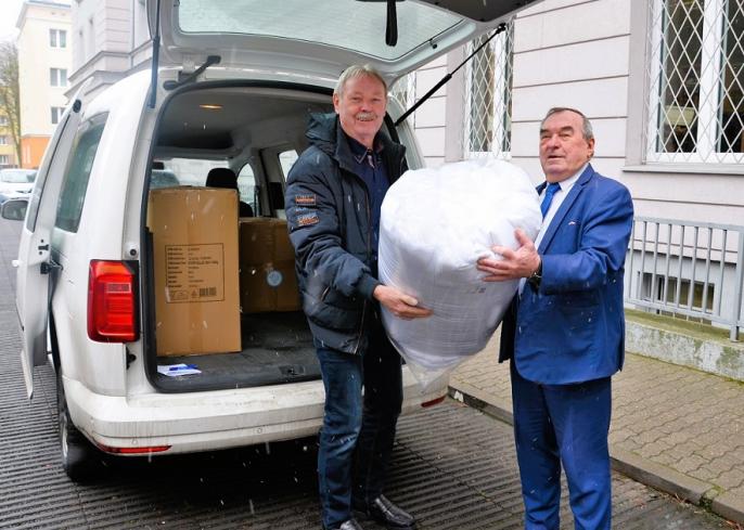 Dary z partnerskiego Ilmenau dla Ukrainy