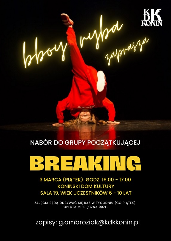 Breaking jest dla Ciebie! Zapisy do nowej grupy