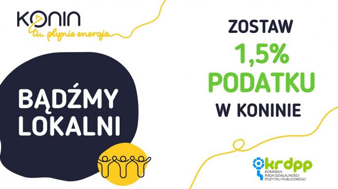 Przekaż 1,5% podatku na rzecz lokalnych organizacji pożytku publicznego