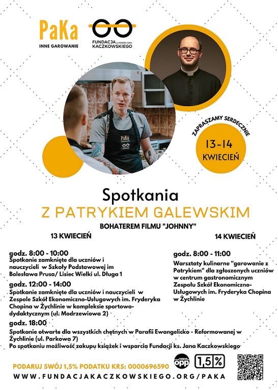 Spotkanie z Patrykiem Galewskim w Żychlinie