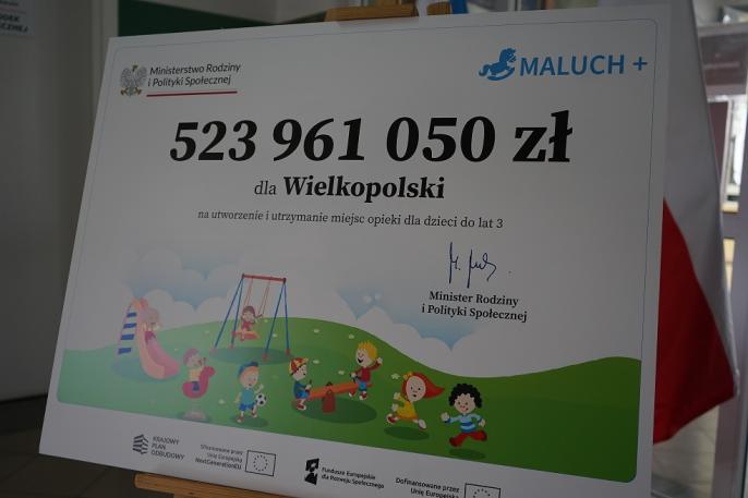Ponad 523 miliony złotych dla Wielkopolski na rozwój sieci miejsc opieki dla najmłodszych
