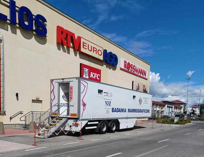 Bezpłatna mammografia pod Galerią nad Jeziorem